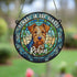 Welsh Terrier Memorial Stained Glass Effect Suncatcher